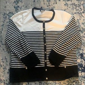 Stripped cardigan